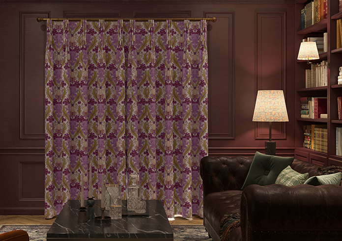 Acanthus, Berry - Made to Measure Curtains - Image 7